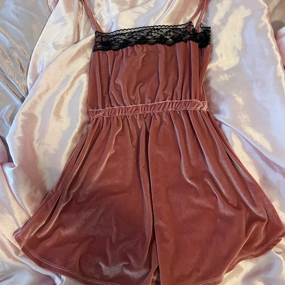 valfre pink velvet dress